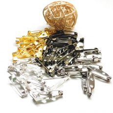 Épingles support broches métal 2 trous 20*5 mm
