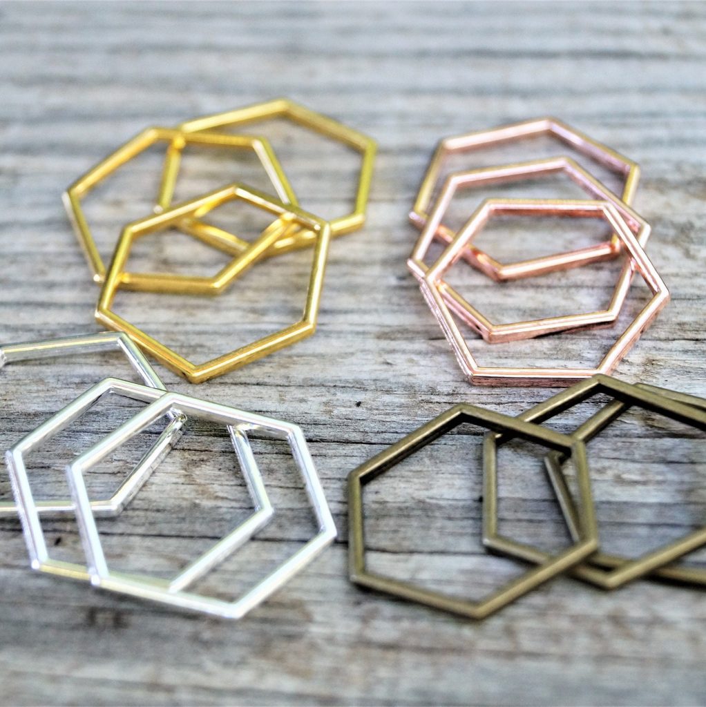 5 Connecteurs Carrés Pour Création De Bijoux Ou Présentoir Chandelier