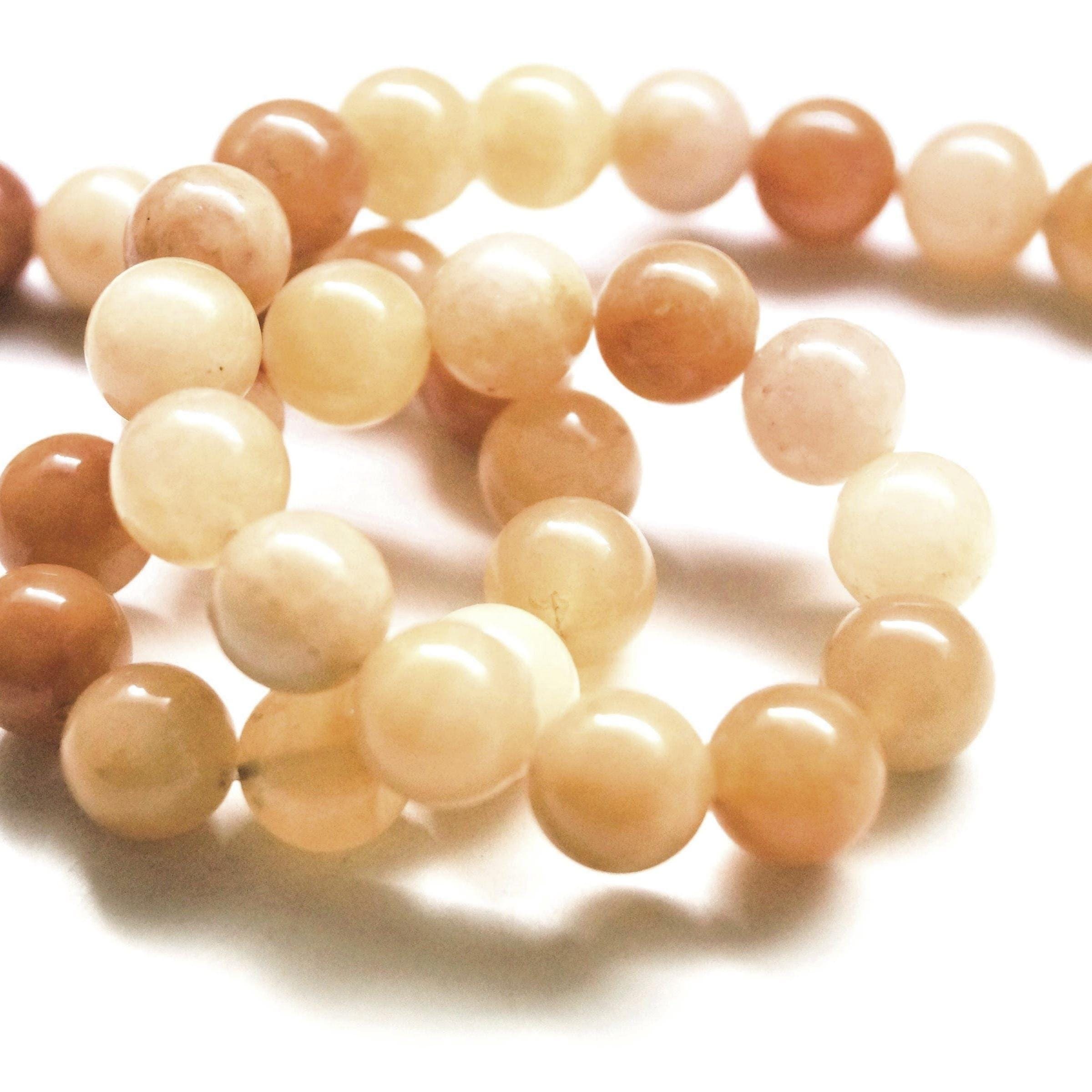 Perles aventurine jaunes 6/8/10 mm – Image 6