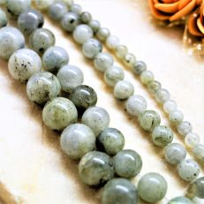 Labradorite perle ronde grise 4/6/8/10 mm