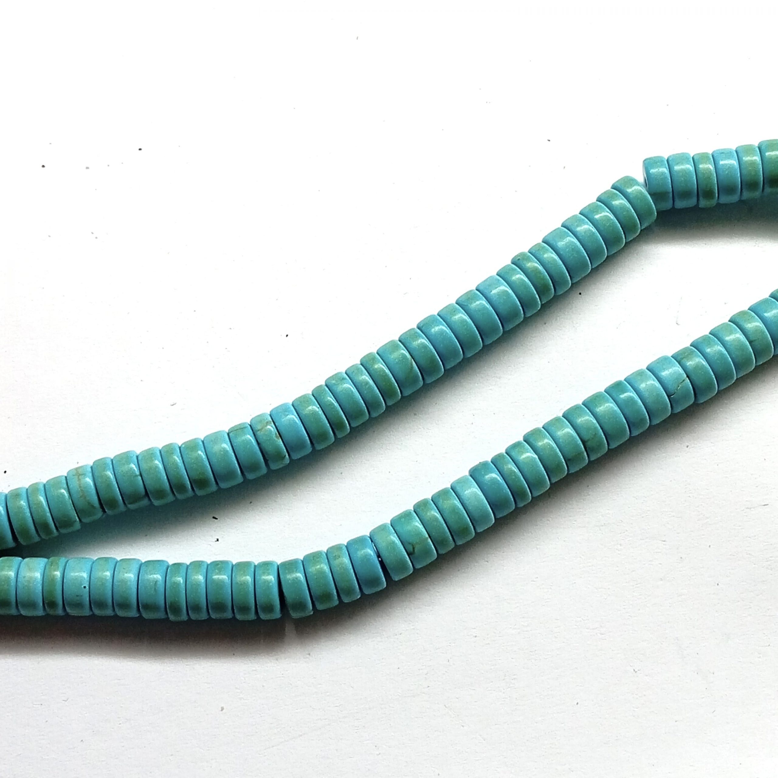 Perles Heishi howlite turquoise 4/6/8 mm – Image 5