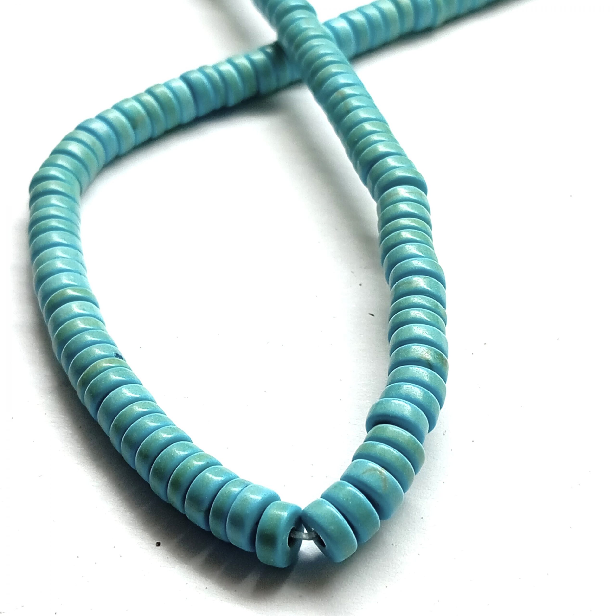 Perles Heishi howlite turquoise 4/6/8 mm – Image 4