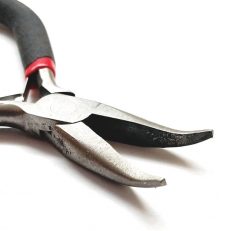 Pince à becs courbés pour créations bijoux 125 mm x 1
