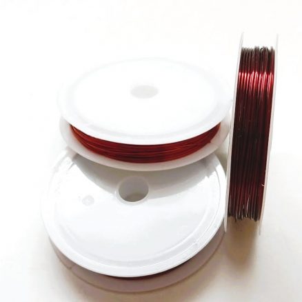 Bobine de fil en cuivre rouge foncé de 0,4 à 0,8 mm – Image 4