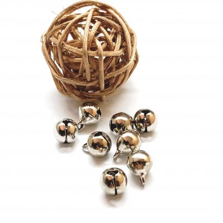 Grelots mini bronze, doré et argenté en 8 et 10 mm par 10 – Image 7