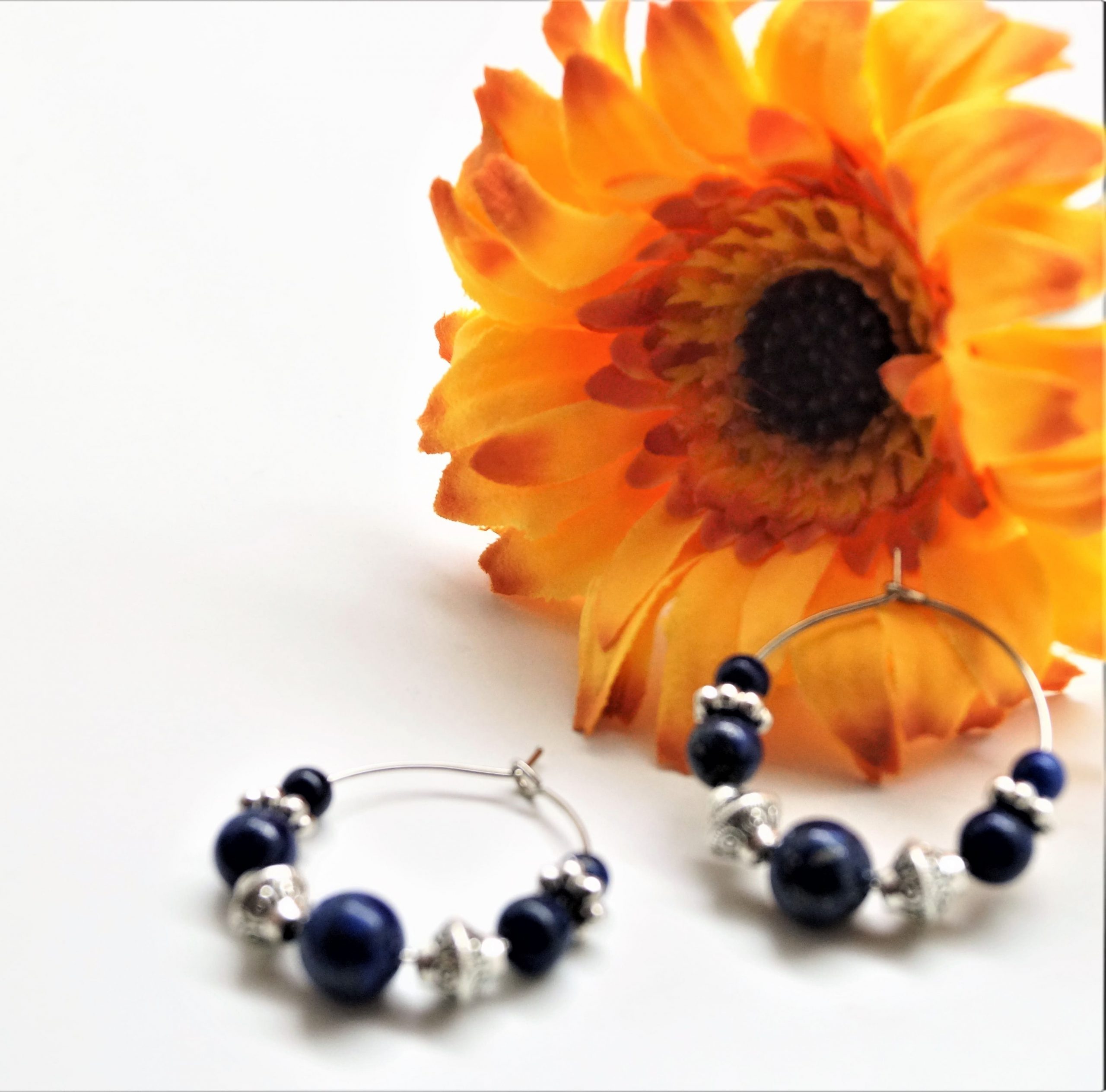 Perles lapis Lazuli naturel d'Afghanistan Grade A – Image 8