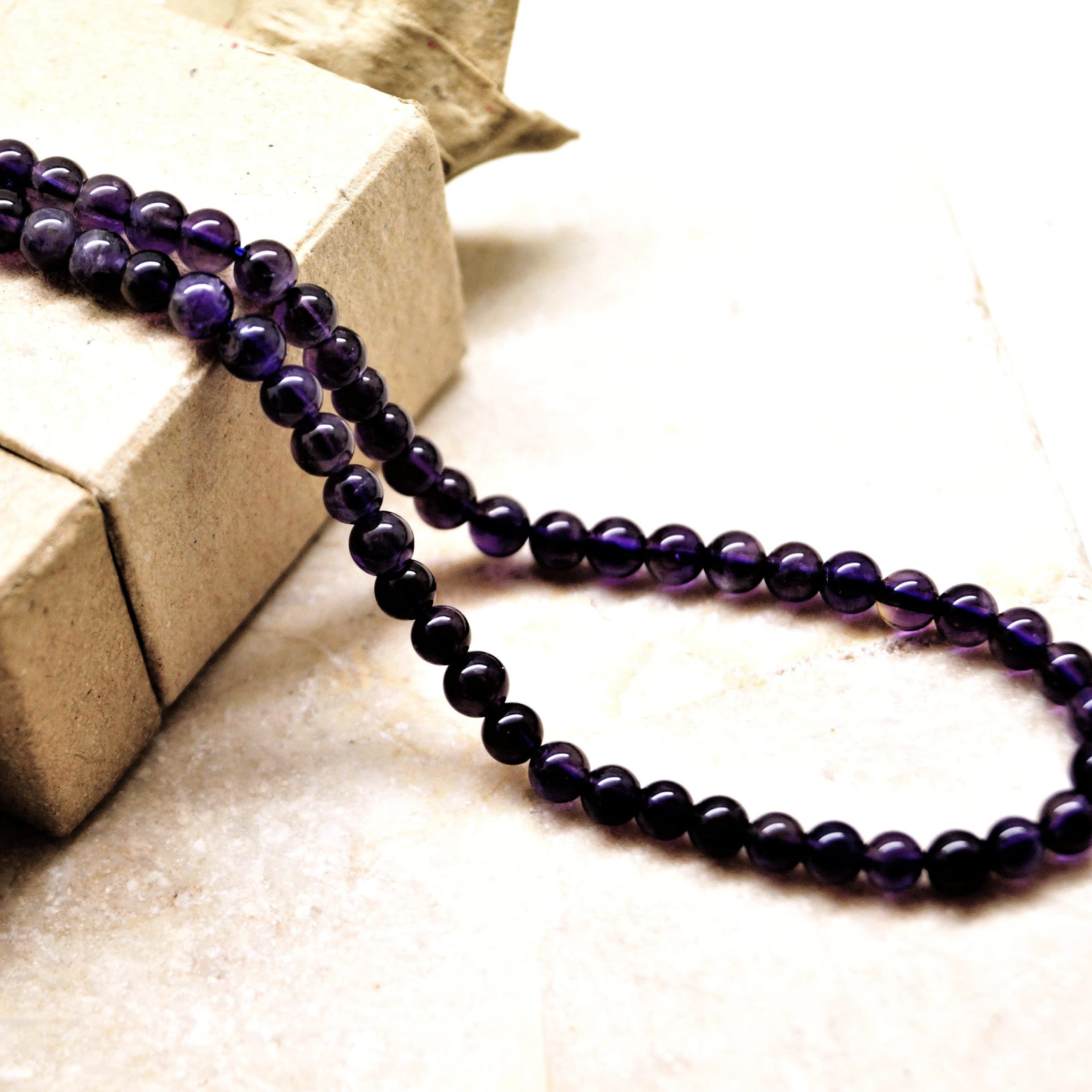 Perles Améthyste Naturelle qualité AAAA 4 à 10mm – Image 3