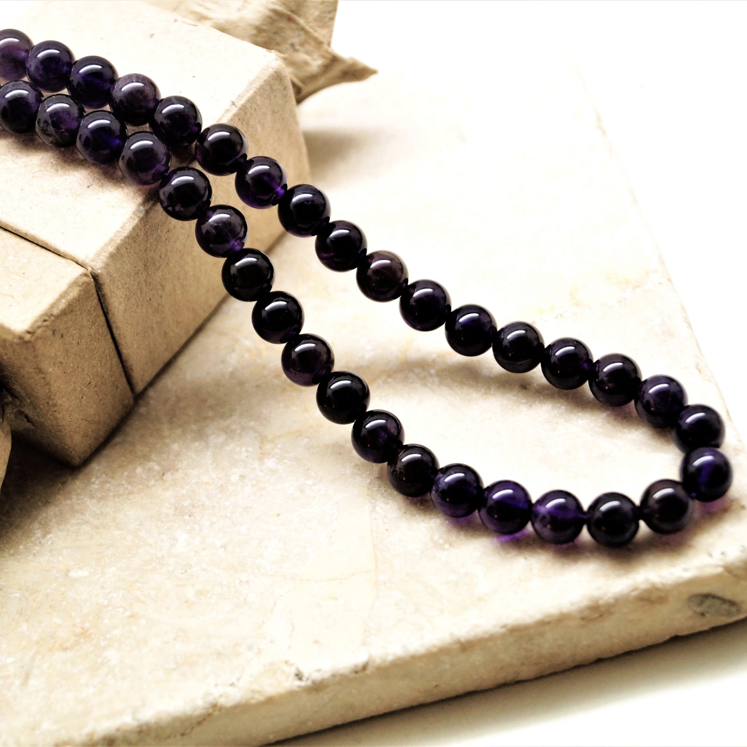 Perles Améthyste Naturelle qualité AAAA 4 à 10mm – Image 4