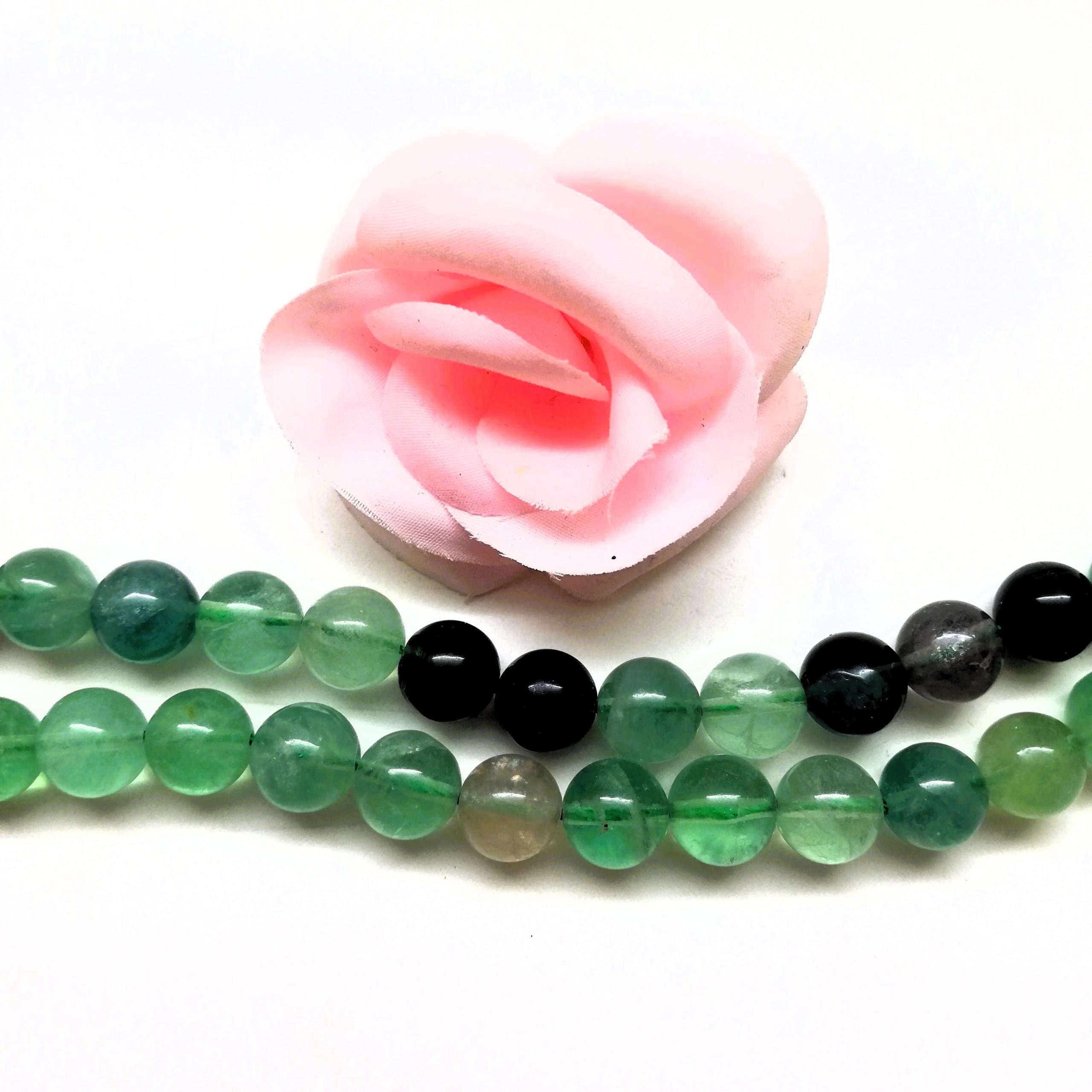 Perles Fluorite Naturelle Grade A 6mm 8mm 10mm – Image 5