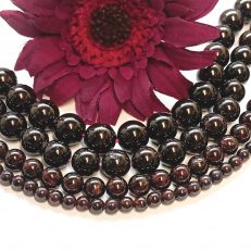 Perles Grenat Naturel Rouge Profond 4 à 10mm