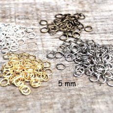 Anneaux de jonction 5 mm ouverts packs de 200 à 1200