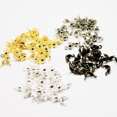 200 embouts cache nœuds à clapet 8mm en métal