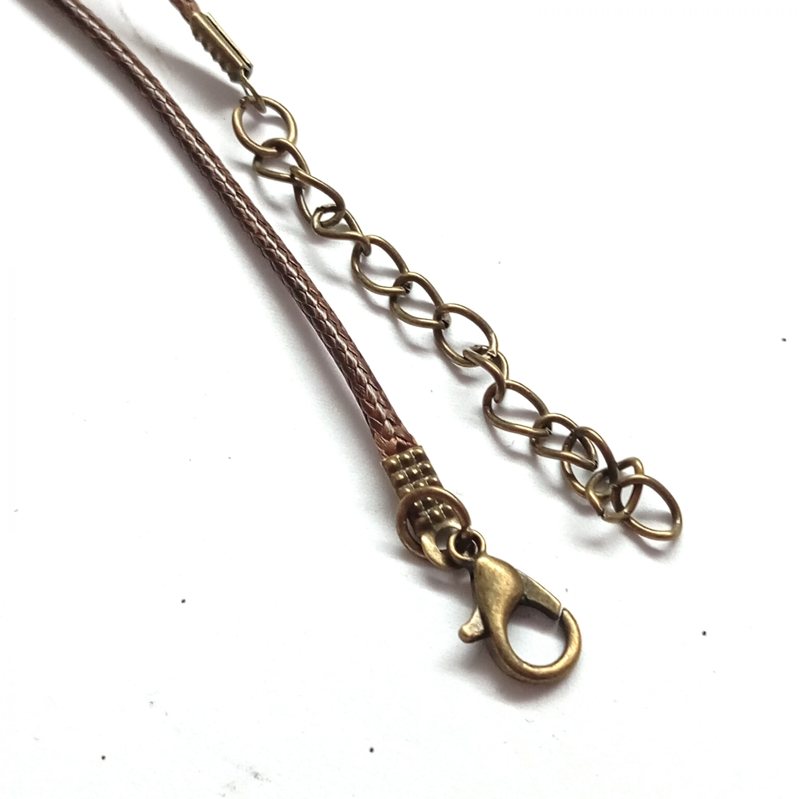 Colliers cordon ciré 50cm finition dorée ou bronze par 5 – Image 3