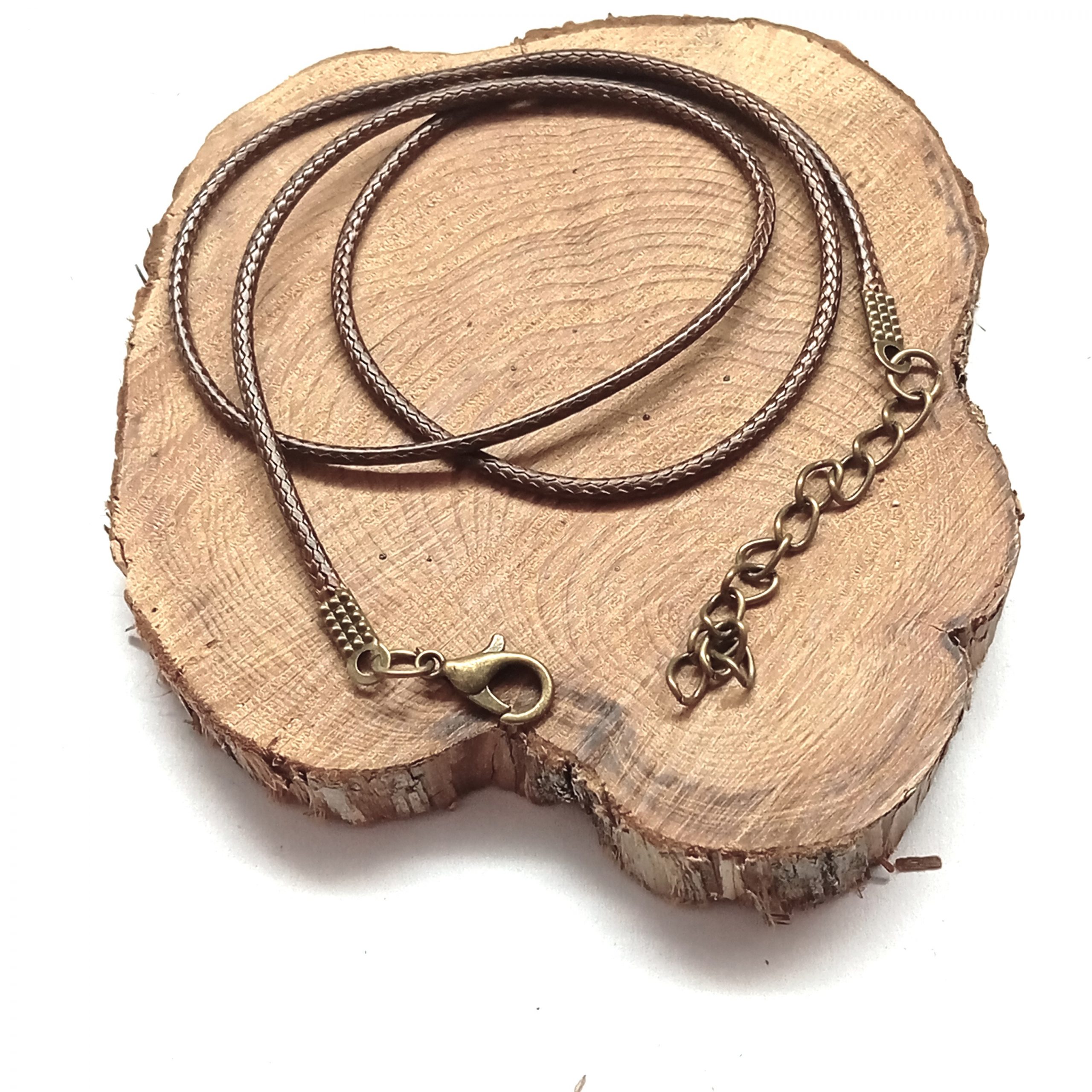 Colliers cordon ciré 50cm finition dorée ou bronze par 5 – Image 4