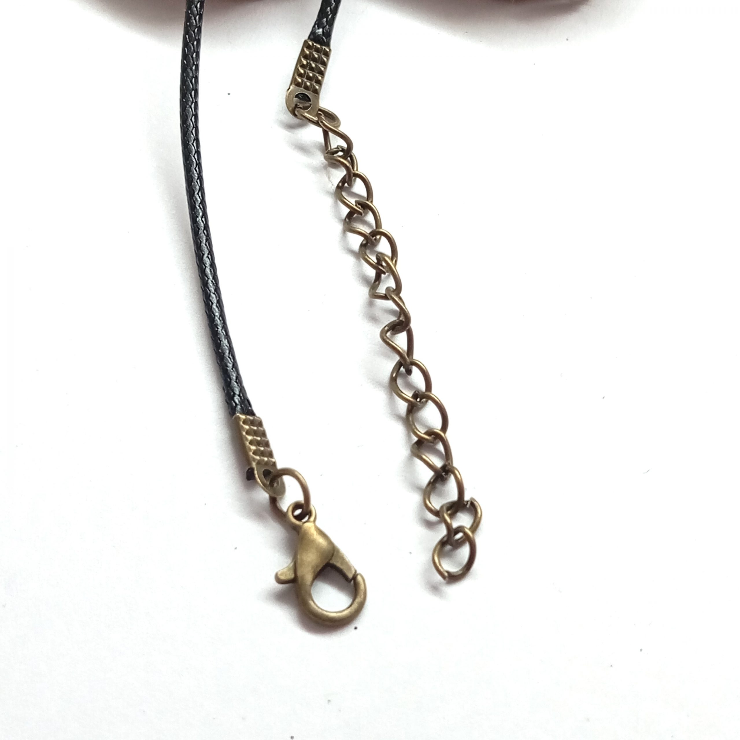 Colliers cordon ciré 50cm finition dorée ou bronze par 5 – Image 5