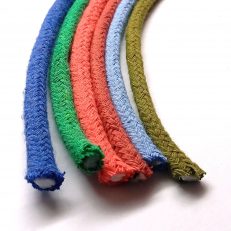 Corde coton tressé 6mm au mètre 6 couleurs au choix