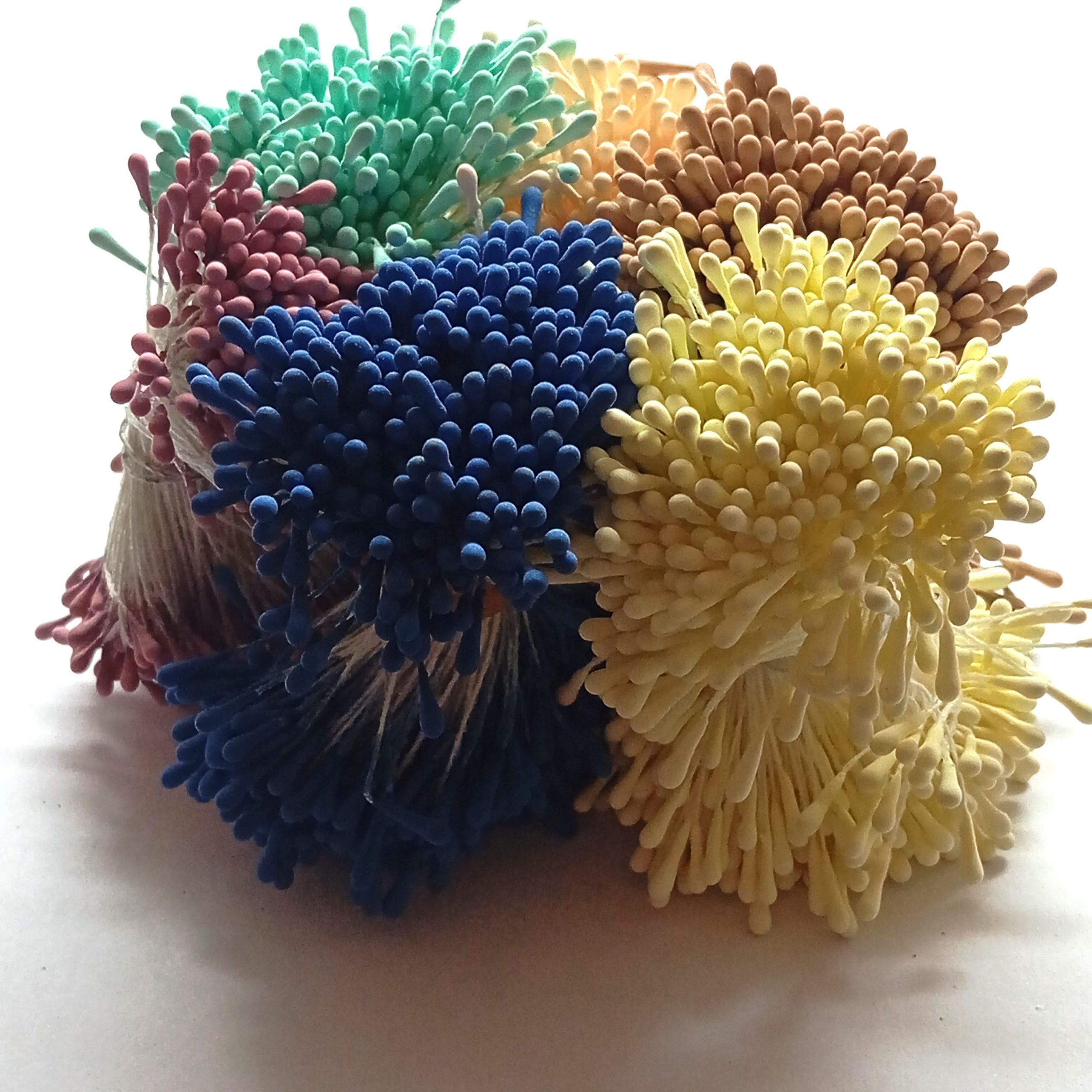 6 couleurs d'étamines à fleurs 1.5mm x 57mm – Image 2