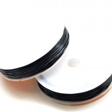 Fil nylon élastique noir 0,4/0,5/0,6/0,7/1mm