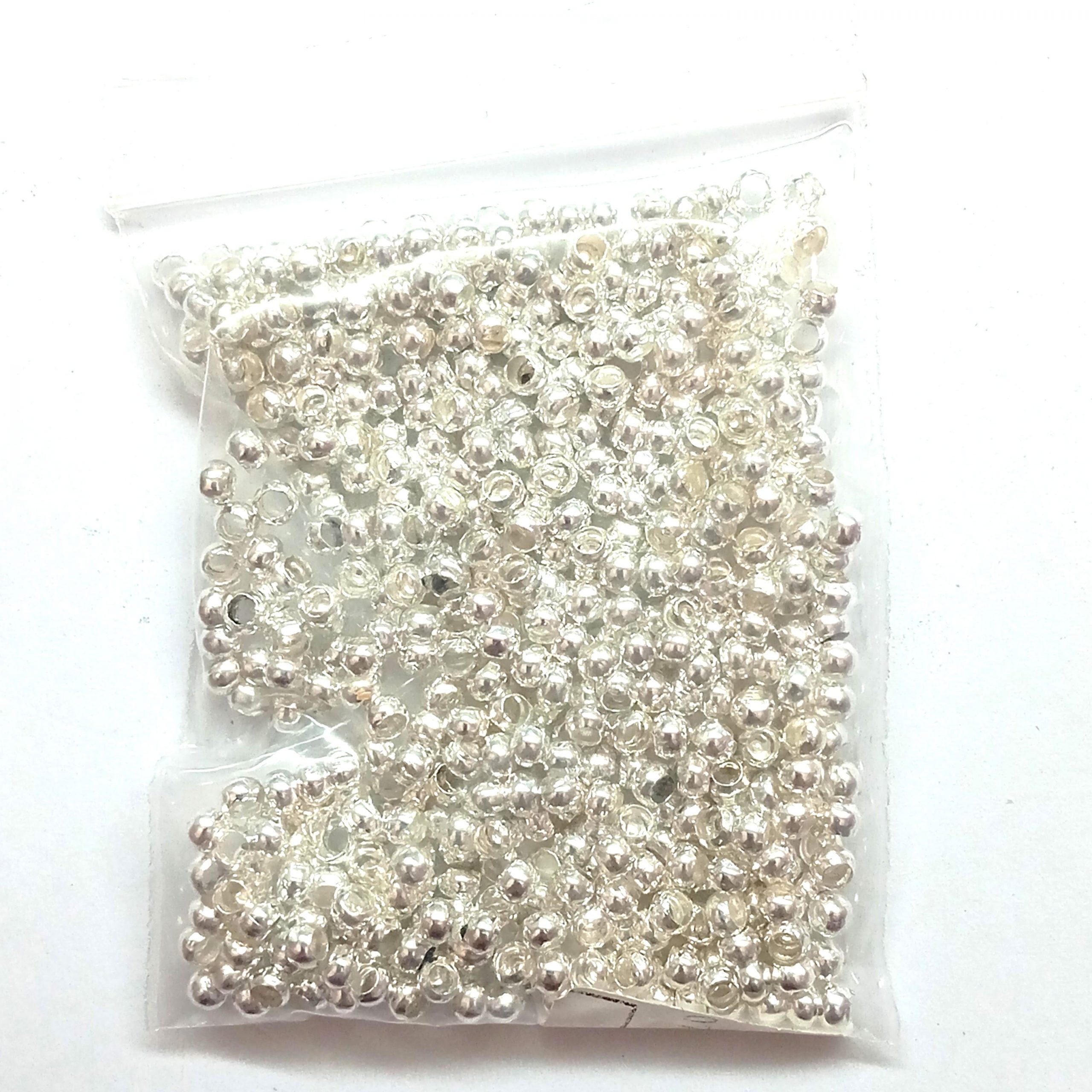 Perles à écraser 3mm laiton doré argenté cuivre par 250 – Image 5